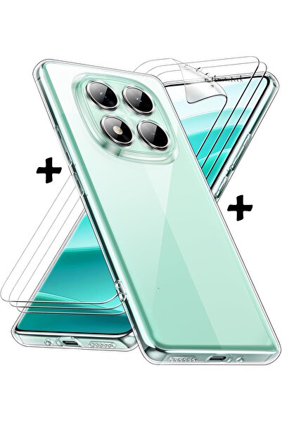 m.tk moveteck Redmi Note 14 Pro 5G Kılıf Kamera Çıkıntılı Korumalı Yumuşak Si...