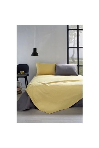 NİVEMESHOME Nivemeshome Colormix Mustard-Anthracite Double Ranfonce Pique Set Özdilek