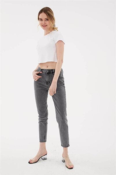 Fashion Friends Denim Pantolon Gri