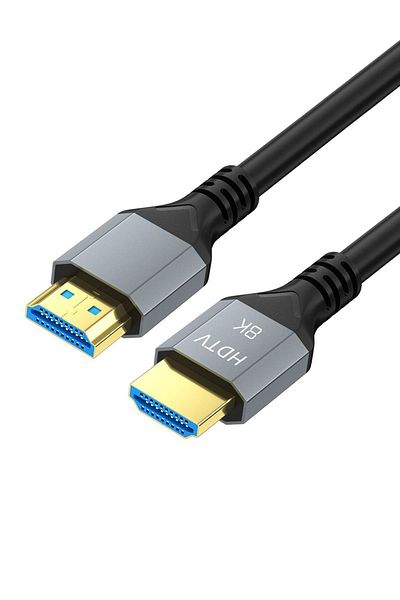 CONOCER كابل HDMI 2.1 فائق السرعة 8K، كابل HDMI 4K 144 هرتز بطول 2 متر متوافق مع كابل HDTV