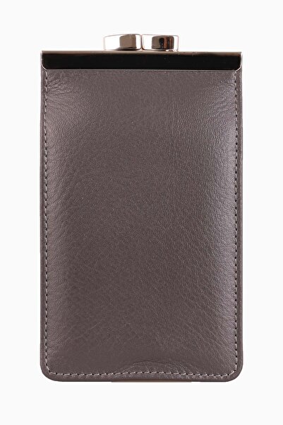 DAMY Anthracite K702 - Long Short Slim Cigarette Box, Genuine Leather Cigarette Portfolio and Case