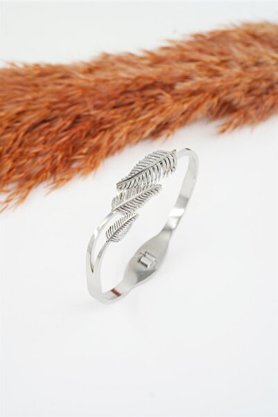 By Zeyna Aksesuar سوار فولاذي نسائي من الفولاذ المقاوم للصدأ سعة 316 لتر مضاد...