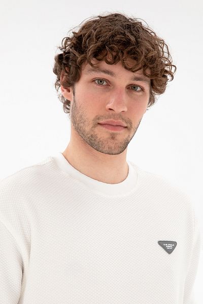 U.S. Polo Assn. Men's Cream Sweatshirt 50290777 -Vr071