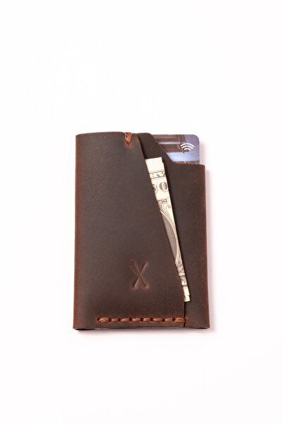 minimal X design حامل بطاقات الحد الأدنى X Urban - مصنوع يدويًا من الجلد الحقيقي - الحد الأدنى، الأنيق، العملي