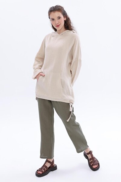 ALLDAY 24ds50266al0 Kanguru Cepli Sweat Kadın Tunik