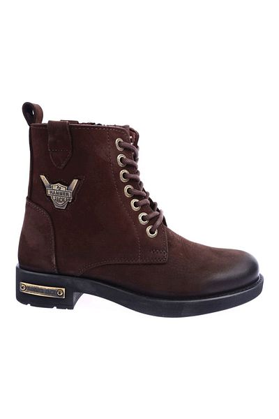 Hammer Jack Merdane Boot Ghete de damă pentru exterior, din piele naturală, maro, nubuc spălat