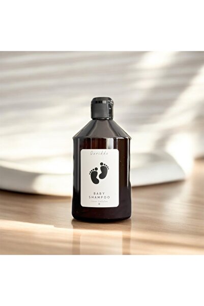 Guridda Home Design Bebek Şampuanı Baby Shampoo Etiketli Fliptop Kapaklı Plas...