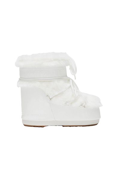 MOON BOOT حذاء ثلج نسائي من Icon Low Faux Fur