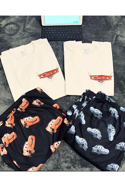 Losebro Cars Couple Pajamas Set