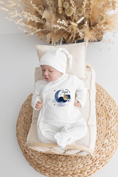 Lilabio %100 Organik Isme Özel Isimli 10lu Hastane Çıkışı Ayıcık