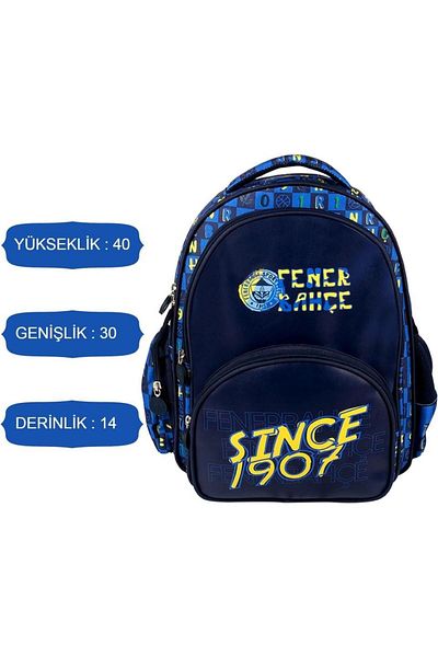 Fenerbahçe Licensed 1907 Faux Leather School Backpack24752