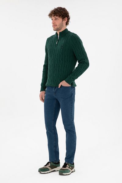 U.S. Polo Assn. Ανδρικό πράσινο τζιν παντελόνι 50298535 -DN0030