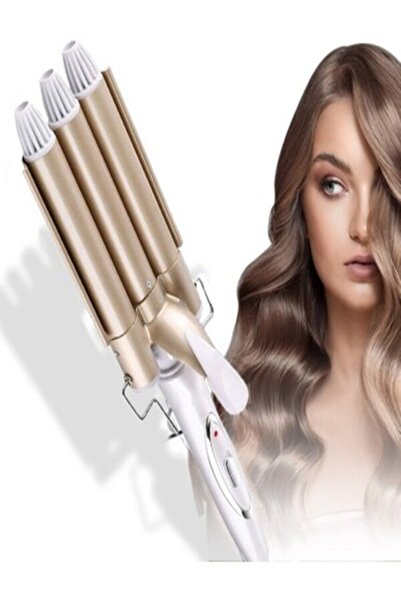 Premio PREMİO Profesyonel Seramik Wag Su Dalgası Saç Maşası 220 Derece 25 Mm, Turmalin Seramik Teknolojisi