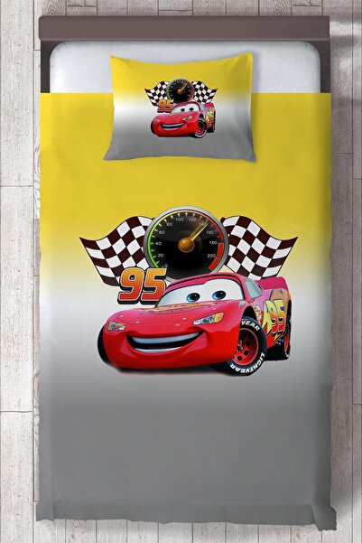 MEKTA HOME Bebek Ve Çocuk Odası Şimşek Mcqueen Yatak Örtüsü Mktyo-196