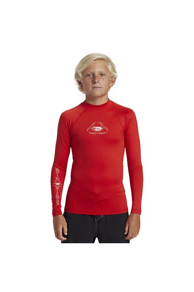Quiksilver Saturn Upf50 Ls Youth Boy Lycra Aqbwr03053