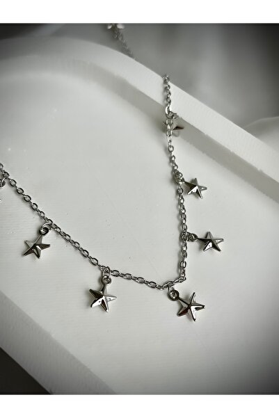 JEWELRY Çelik Üç Boyutlu Yıldız Kolye