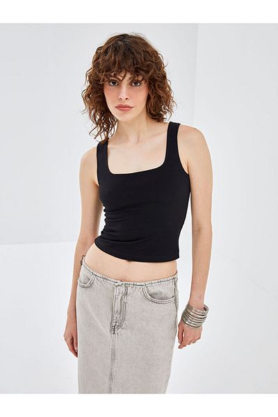 LC Waikiki BLAIS Women's Square Neck Flat Tank Top