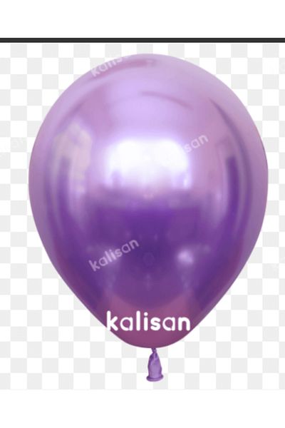 Çemrek Süs Parti 12 Inch Kalisan Chrome Balloon - Pack of 50
