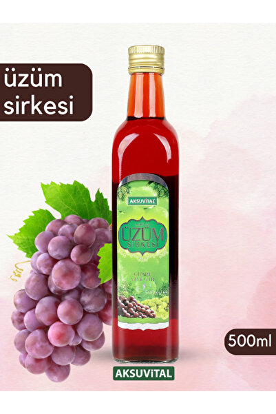 Aksu Vital Aksuvital Organik Üzüm Sirkesi 500 ml %100 Doğal