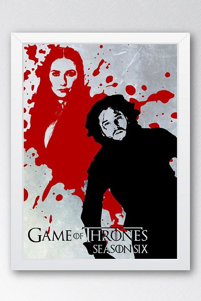 Saturn Pictură înrămată Game of Thrones - Poster de televiziune Game of Thrones