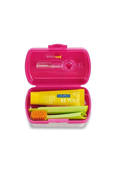 Curaprox Fuchsia Travel Set