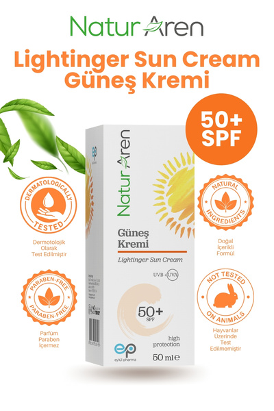 Naturaren Lightinger Illuminating Sun Cream Spf 50+ 50 ml