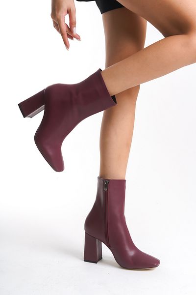 Niloshka Tilla Burgundy Skin Women's Boots