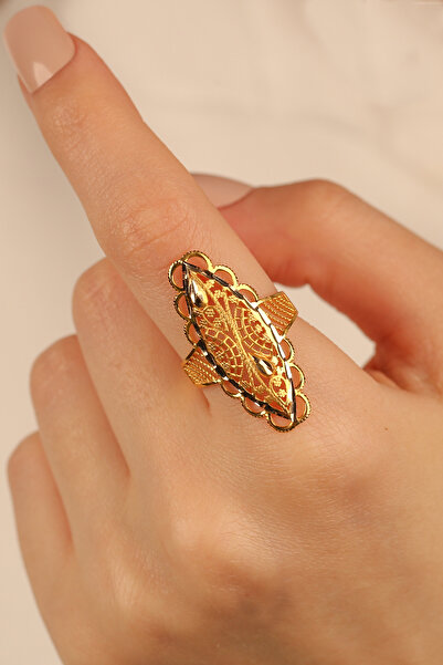 Çgk Çiğdem Gürel Kuyumculuk 22 Ayar Rengi Hint Model Altın Yüzük