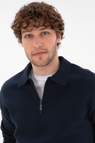 U.S. Polo Assn. Men's Navy Blue Basic Sweatshirt 50298265 -Vr033