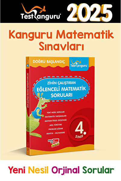 Dikkat Atölyesi Yayınları 4. Sınıf Zihin Çalıştıran Eğlenceli Kanguru Matematik Soruları