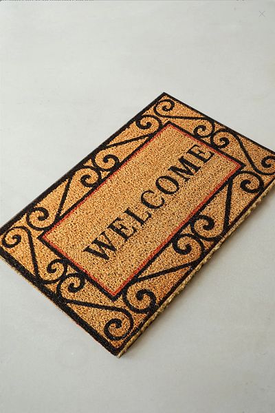 Chilai Home Coco Fold Beige Natural Koko Mat, Bristle Door Mat
