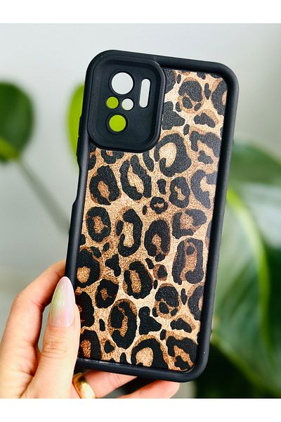 Go Aksesuar جراب من السيليكون بتصميم الفهد متوافق مع هاتف Note 10 وNote 10s