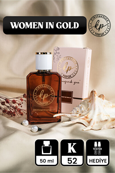 kp kimyagerden parfüm K-52 KP Women In Gold ( %33 Esans ) - 50 ml Kadın Parfüm