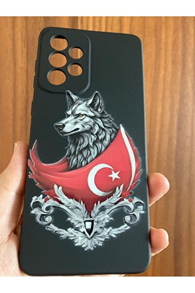 Newon حافظة هاتف Redmi 13c بعلم تركي وطبعة وولف