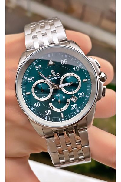 Reward Brand Silver Color Inner Functions Active Men's Wrist Watch - Bracelet Gift