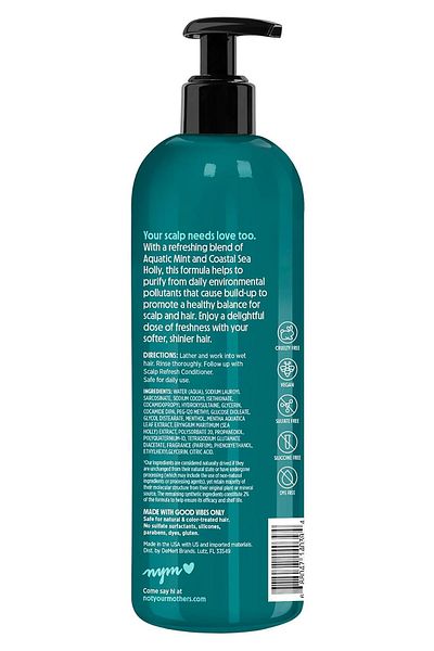 Not Your Mothers Aquatic Mint and Coastal Sea Holly Hair Scalp Care Shampoo - 450ml