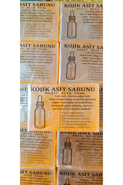 fshshop Kojic Asit Sabunu, Zerdeçal Ve Kojik Asit Etkisi lle Leke Karsiti Koj...