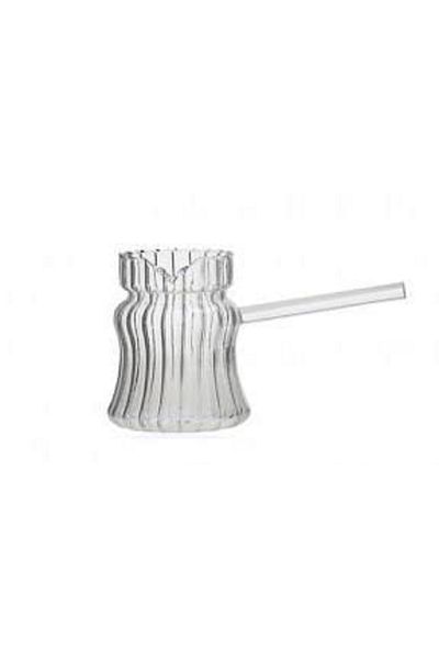 Evsay Glass Heat Resistant Barosilicate 400 ml Coffee Pot Glass Coffee Pot Promise Engagement Coffee Pot