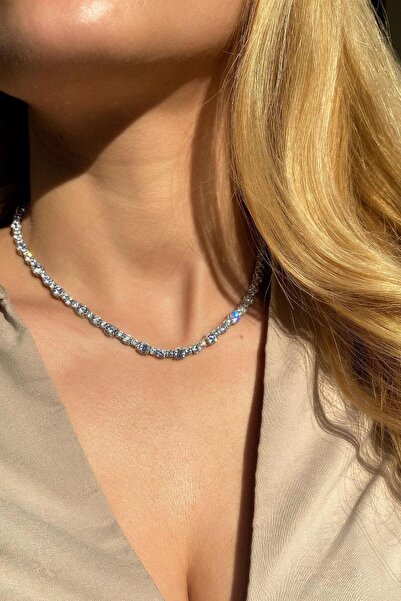 Spossy Silver Jewelry 925 Ayar Gümüş, Silver, +A Kalite Zirkon Taşlı Pırlanta...