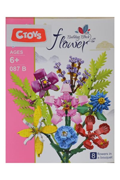 CToys Toy Mini Block Flower 087B (Mixed Model 1 Pc)
