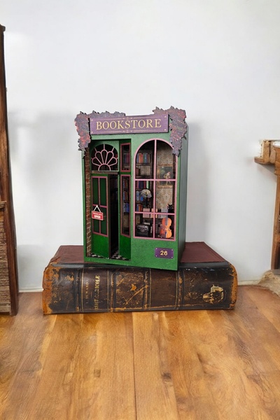 Es3Dream Kitap Dükkanı Book Nook - Kitap Köşesi Dıy Kendin Yap