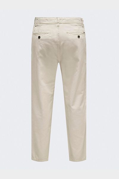 Only & Sons ONSLOU TAPER 0194 PANT Ανδρικό Μπεζ Παντελόνι - 22030240