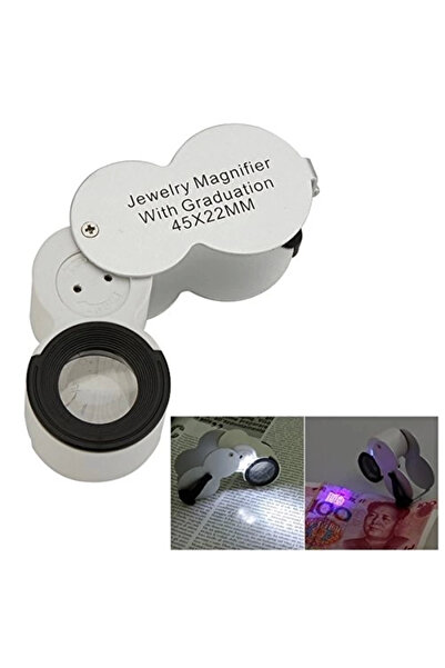 Belle Fusion 45x22 Ledli Para Algılama Ve Mezuniyet Takı Değerleme Büyüteç