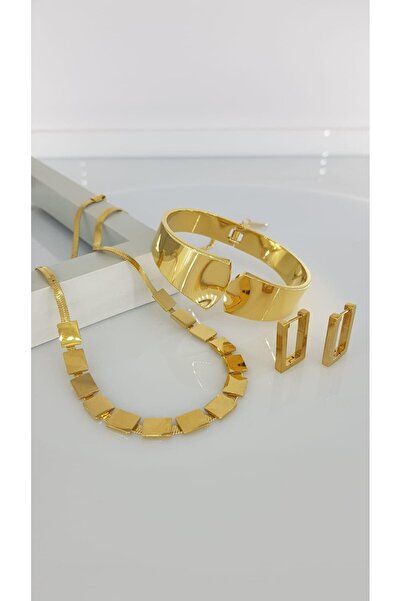 SONES Muhteşem Çelik Takı Seti 324 Hediye Kaliteli Paslanmaz Çelik 14 Şubat