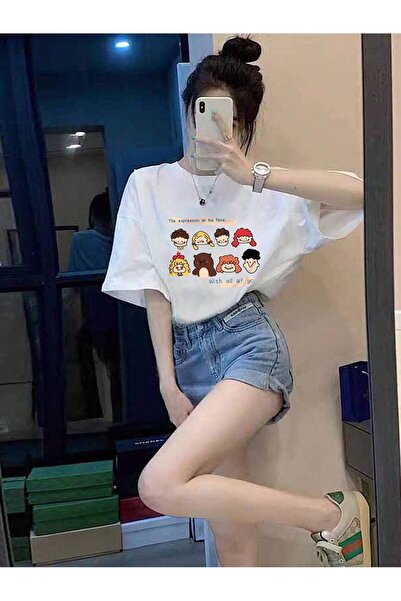 donamod Σχεδιασμός κινουμένων σχεδίων και γραφικών οπτικών ειδών Oversize T-s...