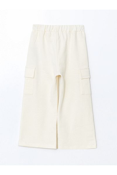 LC Waikiki Girl's 3 Thread Pants with Elastic Waist
