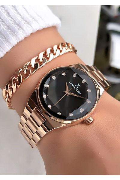 Daniel Klein Brand Steel Cord Watch Bracelet