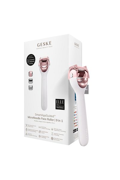 Geske SmartAppGuided ™   MicroNeedle Face Roller - 9 Purpose