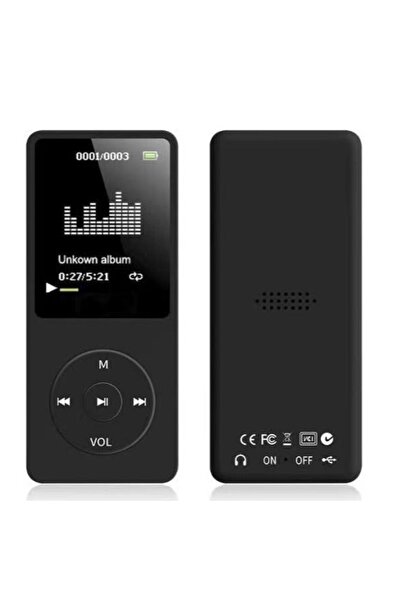 SIGHTZER 8GB DAHİLİ HAFIZALI BLUETOOTHLU MP3-MP4 ÇALAR SES KAYIT FM RADİO DAHİLİ HOPARLÖR EKRANLI MÜZİK ÇALAR