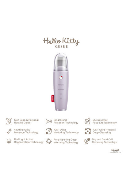 Geske Hello Kitty Micro Akım Cilt Temizleyici Ve Siyah Nokta Giderici